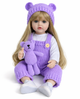 Реалистичная кукла Реборн 55 см полностью силиконовая Doll Reborn Baby Born К0100317 - изображение 1