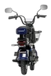 Электроскутер Двухместный Crosser CR2 (800W, 60V, 24Ah, графеновые АБК) Синий - изображение 5