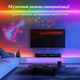 Умная гибкая неоновая светодиодная лента Neon LED RGB-IC с Bluetooth USB и синхронизацией музыки 5 метров Водостойкий смарт гибкий неон SMD5050 с пультом и блютуз приложением 5 вольт совместимость с Авто ТВ ПК - изображение 4