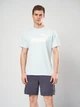 Футболка хлопковая длинная мужская Puma Essentials Foundation 68253348 2XL Fresh Water (4069161713774) - изображение 1
