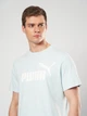 Футболка хлопковая длинная мужская Puma Essentials Foundation 68253348 2XL Fresh Water (4069161713774) - изображение 4