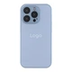 Чохол-накладка скляний матовий із захистом камери Matte AG-Glass для iPhone 14 Pro Light Blue - зображення 1