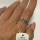 Серебряное кольцо Гвоздь в стиле известного бренда, 925 проба, покрытие родий, 17 размер - изображение 4