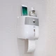 Держатель для туалетной бумаги клеящийся BP-16 WHITE/GRAY - изображение 6