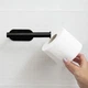 Держатель для туалетной бумаги клеящийся из нержавеющей стали BSS-1 BLACK - изображение 5