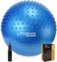 Мяч для фитнеса (фитбол) Cornix 55 см полумассажный Anti-Burst XR-0459 Blue - изображение 1