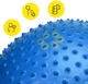 Мяч для фитнеса (фитбол) Cornix 55 см полумассажный Anti-Burst XR-0459 Blue - изображение 7