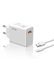 Сетевое зарядное устройство 120W USB Type-A с кабелем USB-A to USB-C Xiongzhixin MDY-12-ED - изображение 1
