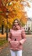 Куртка женская зимняя No Brand П761 пудровая размер S - изображение 10