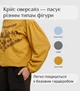 Женский трикотажный свитер Мирослава с этно орнаментом, горчичный, XS, Зерно - изображение 3
