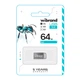 Флешка ЮСБ Wibrand 64 GB Ant Gen1, USB Flash Drive 3.2 пам'ять 64 Гб Silver - зображення 2