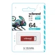 Флешка ЮСБ Wibrand 64 GB Chameleon,USB Flash Drive 2.0 пам'ять 64 Гб Red - изображение 2