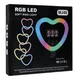 Лампа RGB MJ48 48cm Remote (Heart Style) м'ята упаковка Колір Чорний - изображение 9