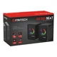 Ігрові комп'ютерні колонки Fantech GS203 Beat RGB 2.0 USB/3.5mm TRRS jack потужністю 6Вт кабель довжиною 1.2м Чорний - зображення 3