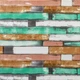 3D панель самоклеюча Sticker Wall SW-00000238 700х700х5 мм дерево коричнева - изображение 1