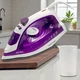 Праска ROTEX RIC-C Ultra Glide з керамічним покриттям 1600 Вт з вертикальним відпарюванням фіолетовий (ZZ) - зображення 4