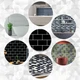 Самоклеющаяся полиуретановая плитка Sticker Wall на стену, для ванной, кухни под черный кирпич 305х305х1мм SW-00001186 - изображение 7