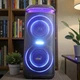 Портативна колонка ZXX Bluetooth потужна акустична система з пультом, мікрофоном та підсвічуванням чорний (SOSS) - зображення 2