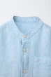 Дитяча лляна сорочка для хлопчика Zara 104 см Блакитна (26021802D) - изображение 3
