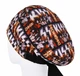 Медична шапочка жіноча HeadwearUniverse універсальна принт Kiss на чорному - зображення 2