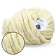 Lady Yarn Chunky Blanket, Кремовый SL1006 - толстая плюшевая пряжа Чанки Бланкет, 300 г / 33 м, для пледов и объемных изделий - изображение 1