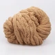 Lady Yarn Chunky Blanket, Коричневий Тедді PL168 - товста плюшева пряжа Чанкі Бланкет, 300 г / 33 м, для пледів і об'ємних виробів - зображення 3