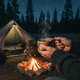 Деревянная кружка (кукса) из грабового капа ручной работы «Дикая лужайка» (TA0183_2) - изображение 3