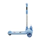 Детский трёхколёсный самокат Skyper KR-11/6093 со светящимися PU колёсами 125×40 мм, музыкой, подсветкой платформы и складным рулём - изображение 3