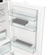 Холодильник Gorenje NRKI517E61WF вбудований з нижн. мороз., 177x69x55см, 2 двері,252(76)л, А+, NF+, Зона св-ті, Диспл, Wi-Fi, Біли - зображення 7