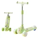 Детский трёхколёсный самокат Skyper SM-2210-33 со светящимися PU колёсами 125×40 мм, музыкой, подсветкой платформы и складным рулём - изображение 5
