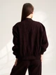 Куртка ISSA PLUS 15533 S темно-коричнева (issa2007682785506) - зображення 3