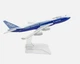 Модель літака Boeing 747 1:400 металева лита колекційна модель пасажирського авіалайнера 16 см - зображення 11