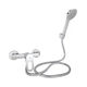 Змішувач для душу Lidz Latwa 010 (з душовим гарнітуром) (k40) LDLAT010CRM45416 Chrome - изображение 1