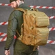 Рюкзак ZE001 тактический военный 50л койот песочный - изображение 2