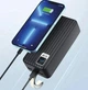 Универсальный Повербанк Powerbank 40000 мАч KLGO KP-93 с быстрой зарядкой 22.5W Черный (txn-20844) - изображение 3
