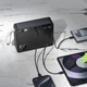 Павербанк HOCO J166 50000 mAh 22.5W 3USB/2Type-C Портативний зовнішній акумулятор Power Bank зі швидкою зарядкою 22.5W+PD20W та ліхтарем Black - зображення 8