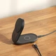 Зарядний пристрій бездротовий Belkin UltraCharge 2в1 Foldable Magnetic Charging 25Вт Чорний (WIZ039KQBK) - зображення 5