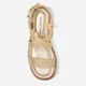 Женские эспадрильи кожаные Michael Kors Lynn 550935603 38 Золотистые (1159855101) - изображение 3