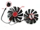 Вентилятор кулер для видеокарты XFX RX 580 Black Edition RX 5500 5600 5700 XT (orgnl) FirstD FDC10U12S9-C (CF1010U12S) комплект 2 шт (№92) - изображение 3