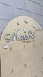 Іменна рамка Дерев'яний постер для фото 12 місяців Рамка для фото 9/9 см Матвій 10041 - изображение 3
