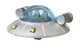 Машинка Premium Hot Wheels Rick and Morty Rick's Ship Pop Culture 1:64 JHW95 Grey - изображение 3