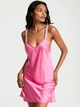 Пеньюар Victoria's Secret Very Sexy Shine Strap Satin Slip М Рожевий (27178677D) - зображення 1