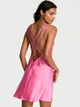 Пеньюар Victoria's Secret Very Sexy Shine Strap Satin Slip М Рожевий (27178677D) - зображення 2