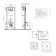 Готовое решение Qtap для ванной комнаты: подвесной унитаз Gemini Ultra Quiet 485×340×350 + комплект инсталляции Nest 4 в 1 (круглая клавиша White) - изображение 2