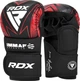 Боксерські рукавиці RDX GRAPPLING GLOVES SHOOTER IMMAF-1 чорний, червоний Унісекс S - зображення 1