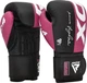 Боксерські рукавиці RDX BOXING GLOVES REX F4 чорний, рожевий 10 унцій (BGR-F4P) - зображення 3