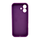 Защитный чехол-накладка Silicone Full Case AA Camera Protect для Apple iPhone 17 Purple (FullAAi17-19) - изображение 2