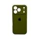 Захисний чохол-накладка Silicone Full Case AA Camera Protect для Apple iPhone 17 Pro Army Green (FullAAi17P-29) - зображення 1