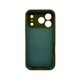 Захисний чохол-накладка Silicone Full Case AA Camera Protect для Apple iPhone 17 Pro Army Green (FullAAi17P-29) - зображення 2