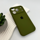 Захисний чохол-накладка Silicone Full Case AA Camera Protect для Apple iPhone 17 Pro Army Green (FullAAi17P-29) - зображення 3